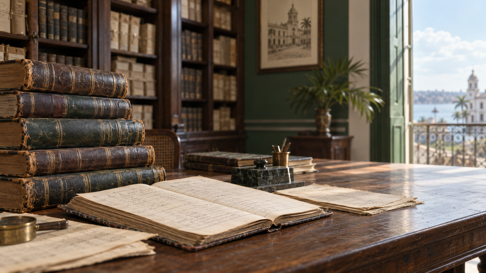 Libros históricos y documentos conservados en el archivo registral de Esmeraldas